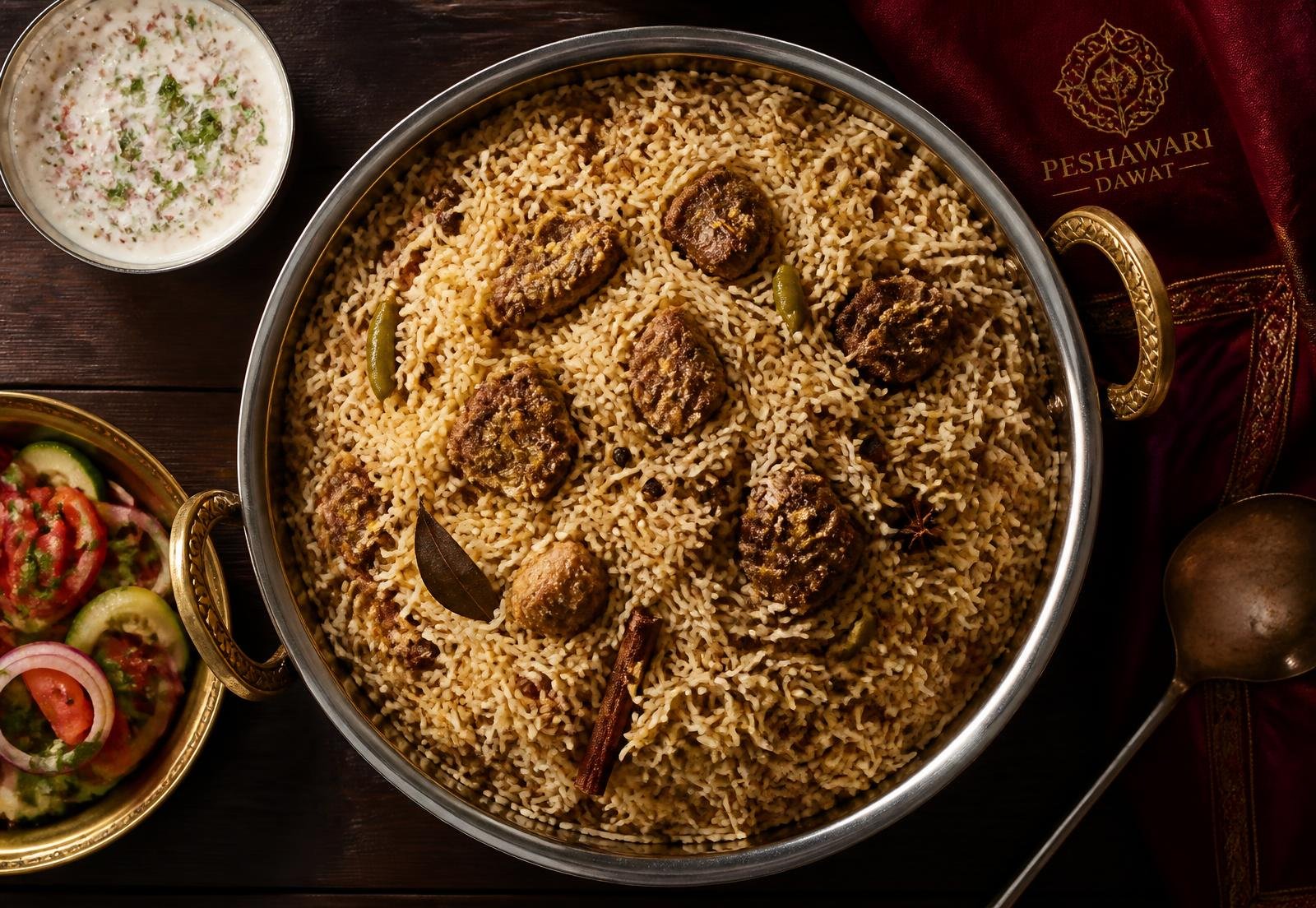 Beef Pulao — served at Haji Faqeer Muhammad Pulao Corner, Nawabshah